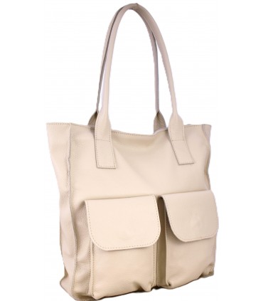 copy of Torebka skórzana Worek Shopper Skóra naturalna Czarna