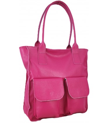 copy of Torebka skórzana Worek Shopper Skóra naturalna Czarna