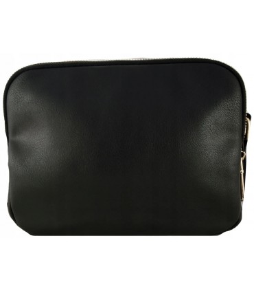 Monnari Torebka Listonoszka 2 przegrody Kolecja PREMIUM Czarna z zawieszką