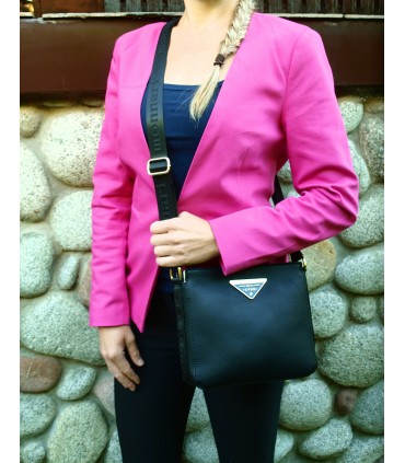 copy of Monnari handbag made in Poland Black handbag with jewelery, crossbody bag