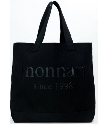 Torebka MONNARI Shopper Pojemna Torba Czarna Torba na zakupy