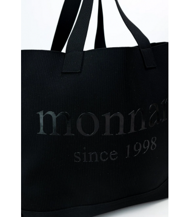 Torebka MONNARI Shopper Pojemna Torba Czarna Torba na zakupy