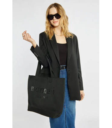 Torebka MONNARI Shopper Pojemna Torba Czarna Torba na zakupy