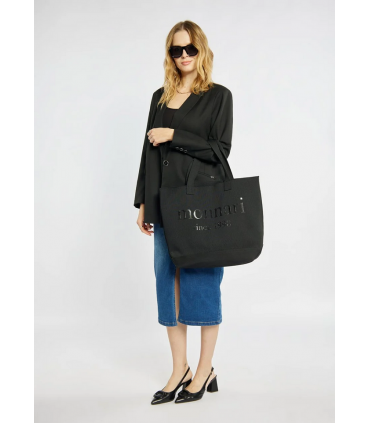 Torebka MONNARI Shopper Pojemna Torba Czarna Torba na zakupy