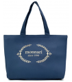 Torebka MONNARI Shopper Pojemna Torba GRANATOWA Torba na zakupy