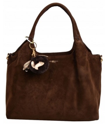 copy of Monnari Czarna Torebka Listonoszka Pikowana z Łańcuszkiem