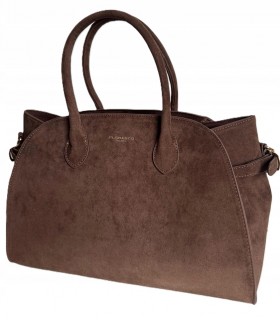 Torebka FLORA&CO Włoski model EKO Zamszowej SKÓRA Kolekcja Premium!