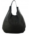 Leather Black Oversize Bag