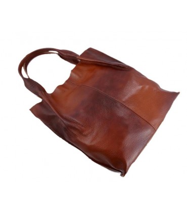 Braune Lederhandtasche / Shopper / Aktentasche