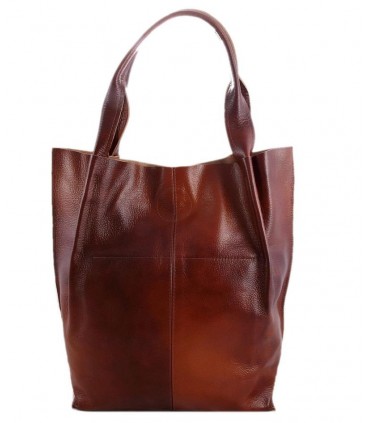 Braune Lederhandtasche / Shopper / Aktentasche