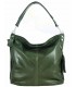 Leather GREEN handbag / bag /leather purse, leather purse with wallet and tassel