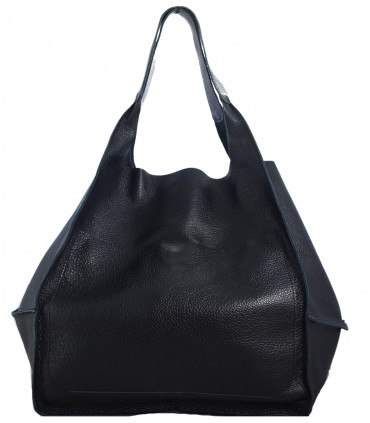 Skórzana Torebka Worek 2w1 z kosmetyczką