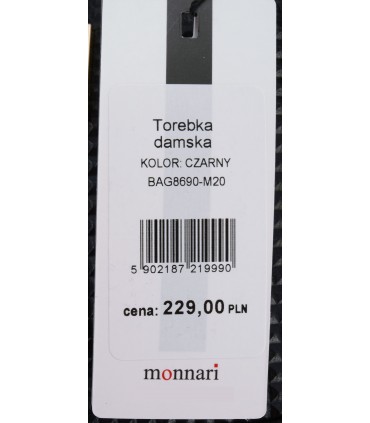 Monnari Polish producer Black handbag/ crossbody bag